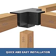 Woodwork Pergola Kit Metal Steel Wood Beams Connector Pergola Bracket